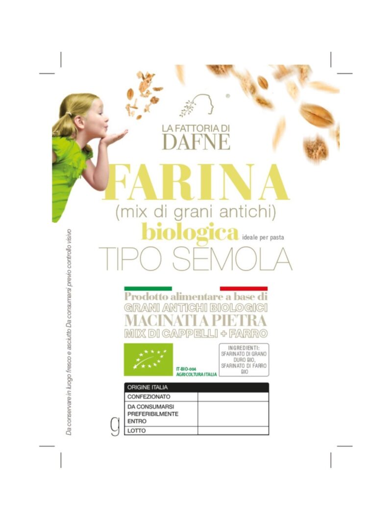 Farina Mix di Grani Antichi Tipo Semola -4 Kg-