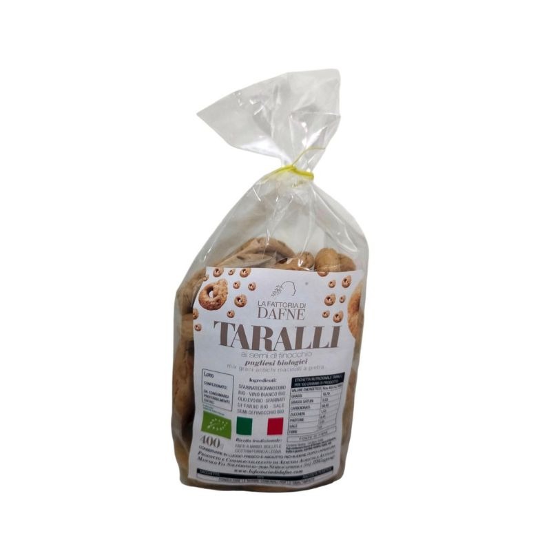 Taralli con Semi di Finocchio -400 gr-